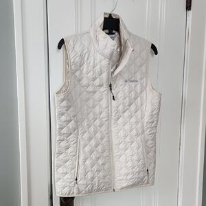 Columbia Women's Off-White Quilted Vest